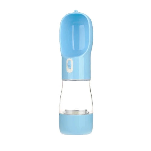 Abreuvoir portable pour chien, gamelle bleue, pratique pour les sorties et les promenades, idΓ©al pour hydrater votre petit chien