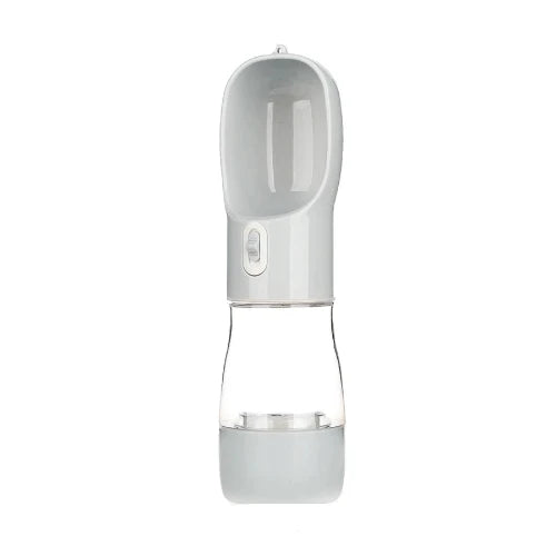 Abreuvoir portable pour chien, gamelle grise, pratique pour les sorties et les promenades, idΓ©al pour hydrater votre petit chien