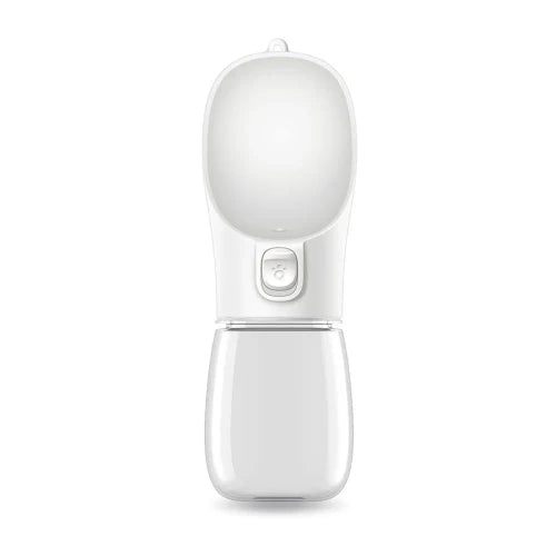 Abreuvoir portable pour chien, gamelle blanche, pratique pour les sorties et les promenades, idΓ©al pour hydrater votre petit chien