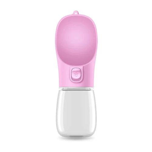 Abreuvoir portable pour chien, gamelle rose, pratique pour les sorties et les promenades, idΓ©al pour hydrater votre petit chien