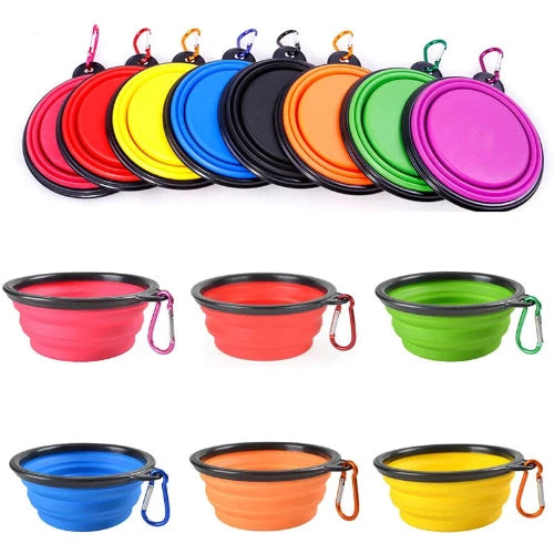 Accessoire pour Chihuahua - Gamelle pliable plusieurs coloris β pratique pour nourrir ou hydrater votre petit chien ou chat
