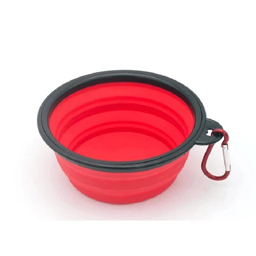 Accessoire pour Chihuahua - Gamelle pliable rouge β LΓ©gΓ¨re et pratique pour nourrir ou hydrater votre petit chien ou chat