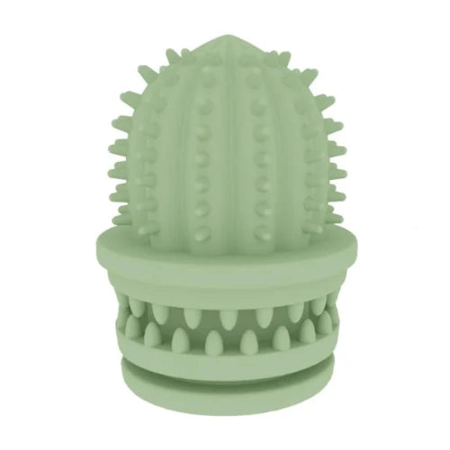 Jouet pour Chihuahua ร mรขcher en silicone en forme de cactus vert โ Idรฉal pour stimuler et divertir votre petit chien ou chat