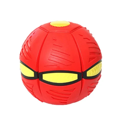 Jouet pour Chihuahua : frisbee rouge qui se transforme en balle – Idéal pour stimuler et divertir votre petit chien ou chat