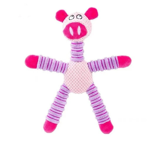 Jouet pour Chihuahua : peluche en forme de cochon rose β IdΓ©al pour occuper et divertir votre petit chien ou chat