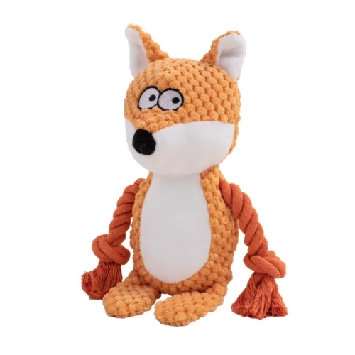 Jouet pour Chihuahua : peluche en forme de renard – Idéal pour occuper et divertir votre petit chien ou chat