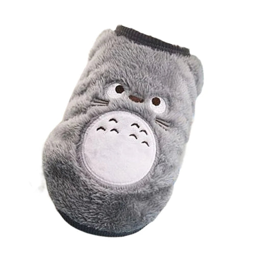 Manteau pour Chihuahua : veste grise totoro β Confortable, parfait pour protΓ©ger votre petit chien ou chat pendant les promenades