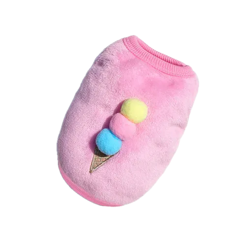 Pull pour Chihuahua rose motif glace β Confortable, vΓͺtement parfait pour garder votre petit chien ou chat au chaud