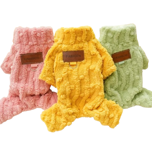 Pyjama cocoon rose jaune ou vert pour Chihuahua β Confortable et chaud, idΓ©al pour garder votre petit chien ou chat au chaud pendant la nuit