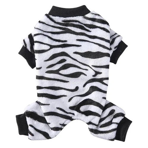 Pyjama Γ rayures zΓ¨bre pour Chihuahua β Confortable, idΓ©al pour garder votre petit chien ou chat au chaud pendant la nuit