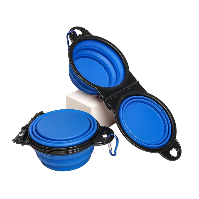 Dog Bowl: Double foldable bowl