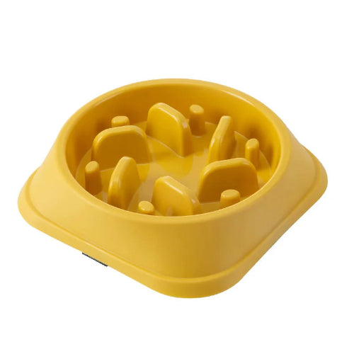Dog Bowl: Round Anti-Gluttony