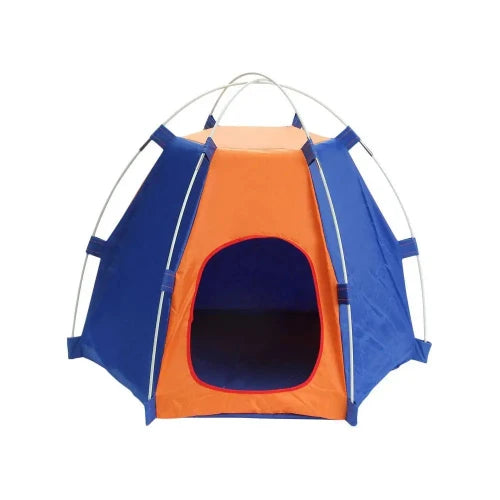 Niche pour Chihuahua - Tente de camping bleue β pratique pour offrir Γ votre petit chien ou chat un abri confortable en extΓ©rieur