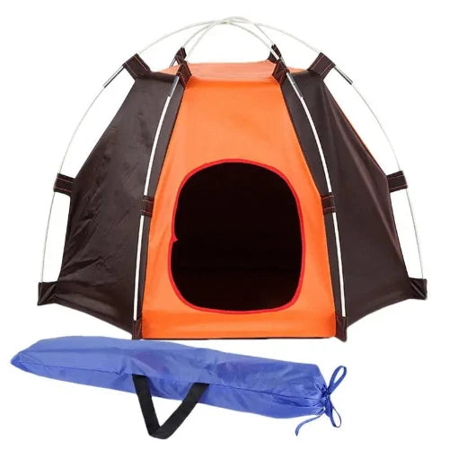 Niche pour Chihuahua - Tente de camping noire β pratique pour offrir Γ votre petit chien ou chat un abri confortable en extΓ©rieur