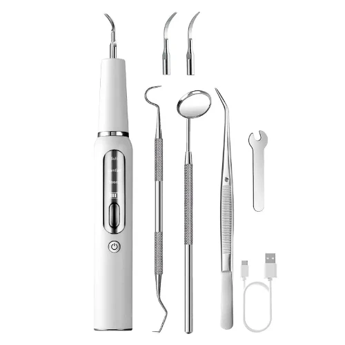 Accessoires pour Chihuahua : Brosse Γ dents ultrasons blanche β Nettoyage efficace des dents de votre petit chien ou chat