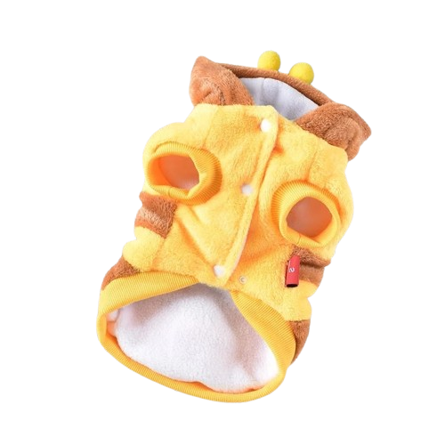 Déguisement Chihuahua : costume d'abeille confortable et tendance, parfait pour les fêtes, évènements, anniversaires ou Halloween – taille parfaite pour les petits chiens - vue de face