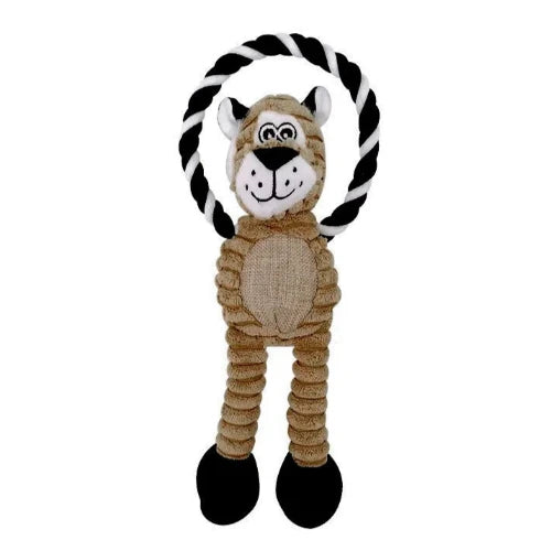 Jouet pour Chihuahua : peluche en forme de tigre - arceau β IdΓ©al pour occuper et divertir votre petit chien ou chat