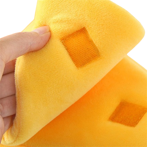 Niche pour Chihuahua : banane jaune – Confort maximal avec intérieur moelleux, parfait pour les petits chiens ou chats - zoom scratch