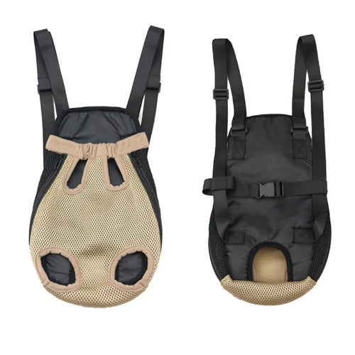 Transport : Porte-bΓ©bΓ© ventral beige pour Chihuahua β Confortable et pratique, idΓ©al pour transporter votre petit chien ou chat