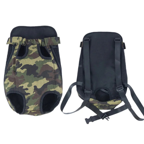 Transport : Porte-bΓ©bΓ© ventral camouflage pour Chihuahua β Confortable et pratique, idΓ©al pour transporter votre petit chien ou chat