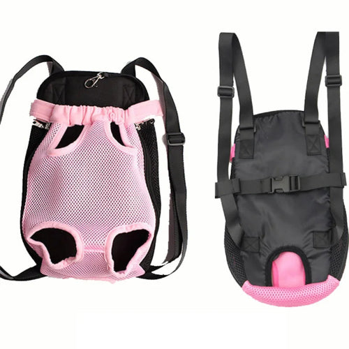 Transport : Porte-bΓ©bΓ© ventral rose pour Chihuahua β Confortable et pratique, idΓ©al pour transporter votre petit chien ou chat