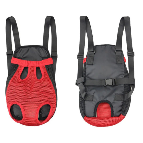 Transport : Porte-bΓ©bΓ© ventral rouge pour Chihuahua β Confortable et pratique, idΓ©al pour transporter votre petit chien ou chat