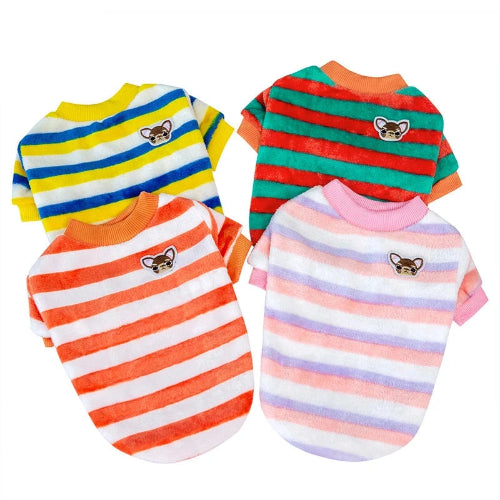 plusieurs Pulls pour Chihuahua Γ rayures β Confortable, vΓͺtement parfait pour garder votre petit chien ou chat au chaud