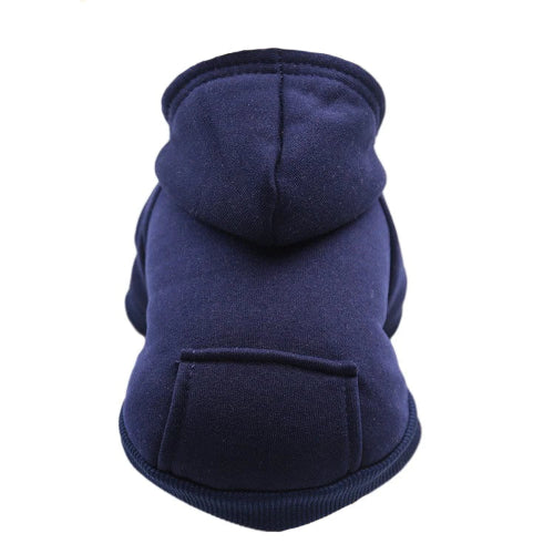 Pull Γ capuche pour Chihuahua bleu β vΓͺtement parfait pour garder votre petit chien ou chat au chaud