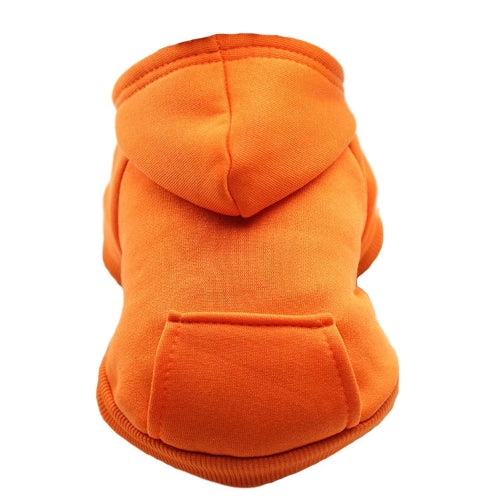 Pull Γ capuche pour Chihuahua orange β vΓͺtement parfait pour garder votre petit chien ou chat au chaud