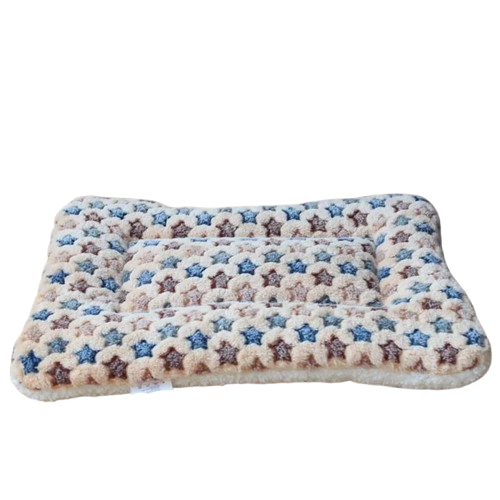 Niche pour Chihuahua - Tapis d'appoint beige avec motif Γ©toiles β Confortable pour accueillir votre petit chien ou chat