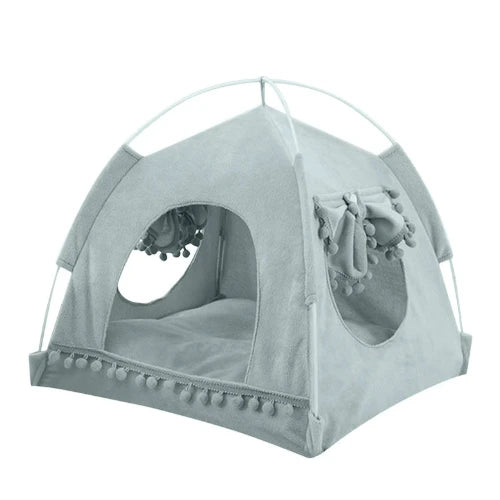 Niche pour Chihuahua : tente verte β Confort maximal avec intΓ©rieur moelleux, parfait pour les petits chiens ou chats