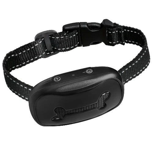 Chihuahua-Halsband: Anti-Bell-Halsband mit schwarzem Knochen