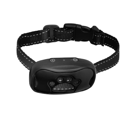 Chihuahua-Halsband: Anti-Bell-Halsband mit schwarzer Pfote