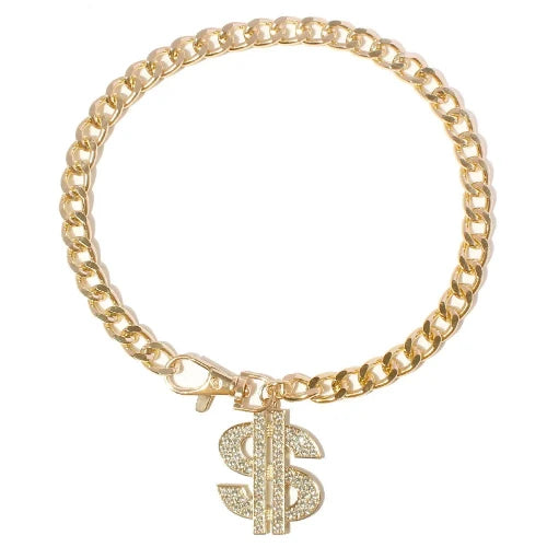 Chihuahua Collar: Golden Dollar