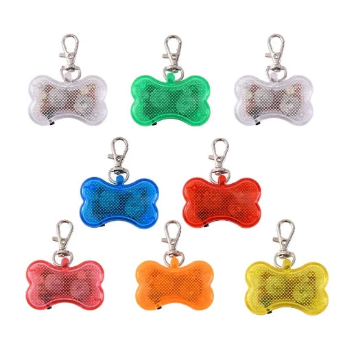 Harnais Chihuahua : Pendentif Os LED