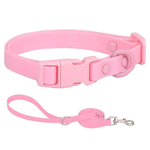 Chihuahua-Halsband: Silikon &amp; Leine