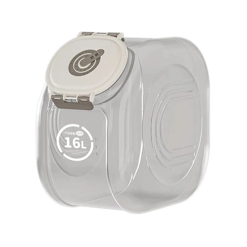 Grande boite à croquettes pour la nourriture de votre petit chien ou chat. Vendue sur la boutique Mon Petit Chihuahua. Capacité 8 litres.
