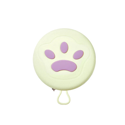 Gamelle de voyage, double compartiment, adaptée aux petits chiens et aux chats. Vendue sur la boutique Mon Petit Chihuahua. Couleur vert et violet