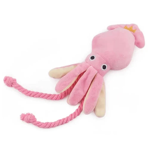 Chihuahua Toy: Pink Octopus Plush