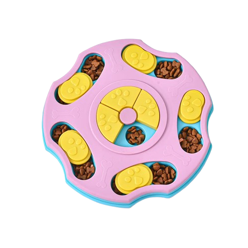 Chihuahua Toy: Pink Puzzle with Kibble