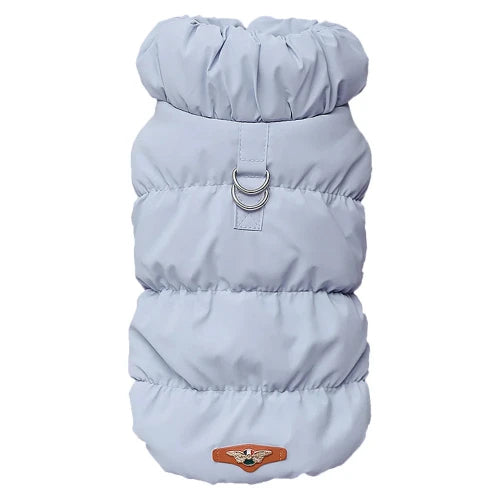 Manteau Chihuahua : Doudoune Rembourrée Bleu clair