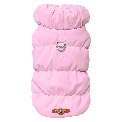 Manteau pour Chihuahua : doudoune rembourrée rose – Confortable, parfait pour protéger votre petit chien ou chat pendant les promenades