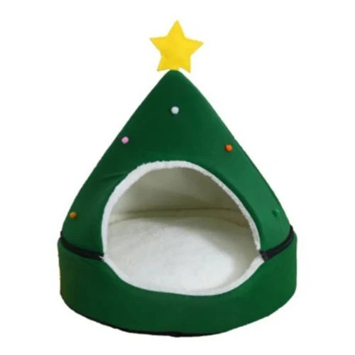 Hundehütte: Weihnachtsbaumzelt