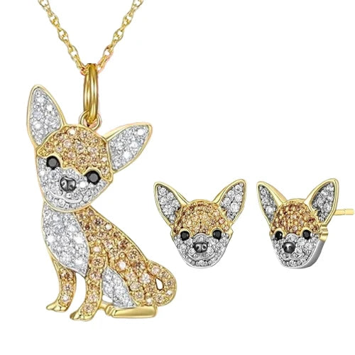 Chihuahua-Schmuck: Anhänger und Ohrringe