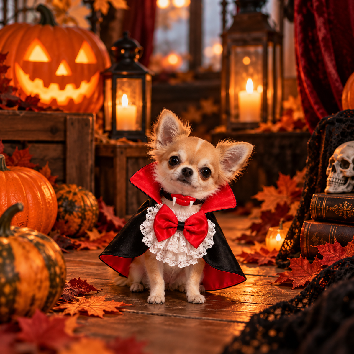 Déguisement Chihuahua : Vampire