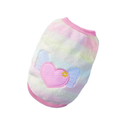 Chihuahua Pullover: Regenbogenherz