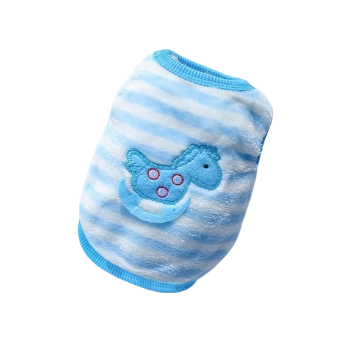 Chihuahua Pullover: Einhorn Blau
