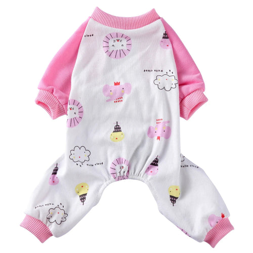 Chihuahua-Pyjama: Rosa Muster