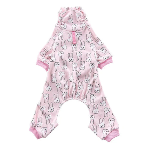 Chihuahua Pajamas: Pink Rabbits