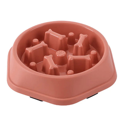 Dog Bowl: Anti-glutton Bone